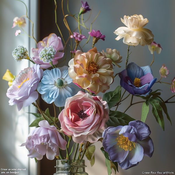 Créer un éclat éternel avec un bouquet fleur artificielle